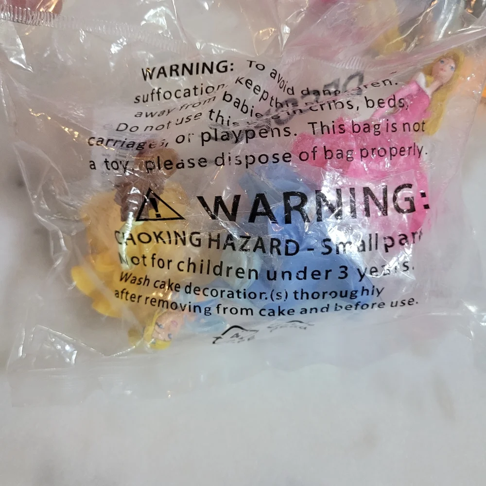 Disney Princess Decopac Birthday Cake Topper 3pc